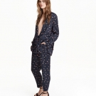 Gemusterte Hose Loose Fit