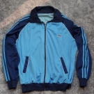 adidas Trainingsjacke oldschool vintage 80er Jahre Gr. 54 glänzend