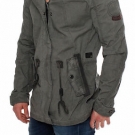 khujo Leave Herren Parka Übergangsjacke Mantel Jacke M L XL 2XL Neu F/S 2016