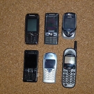 Handy Konvolut für Bastler, Sammler 6St. - SL65, S65, T68i, C902, K800i, P7389