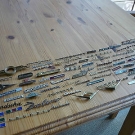 Diverse Typenschilder für RöhrenradiosSchaub-Lorenz,Loewe Opta,Saba,Nordmende..