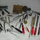 Uhrmacherwerkzeug / Konvolut 9