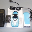 Siemens Handy C60 SWAP-Gerät in Blau Weiß simlockfrei