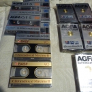 12 cassetten BASF ,AGFA - NEU