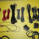 Audio Kabel Stecker Konvolut, Lautsprecherkabel, Cinch, Scart, Antennekabel,