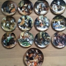 Seltmann Weiden Bradex Sammelteller Katze "Abenteuer auf Samtpfoten" KOMPLETT !!