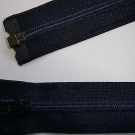 RV 302 Reißverschluß opti dunkelblau 76cm, teilbar 1 Stück