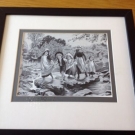Neyret Freres Silk Picture-Percy Tarrant-Suivez Le Guide-Framed Stevengraph.