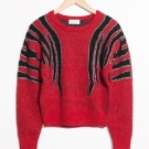 Zebra Shoulder Sweater