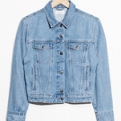 Boxy Shoulder Denim Jacket