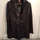 Milestone Longblazer Leder Dunkelbraun 40 Neu!