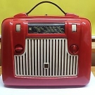 Grundig Röhren Radio großer Boy II, rot, Rarität, 