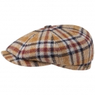 STETSON Hatteras Woolrich Plaid Flatcap Mütze Karocap Karomütze Wollcap