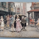 SOIE TISSEE COULEURS Scéne galante 