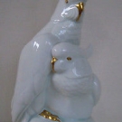 Hutschenreuther Art Deco Porzellanfigur Kakadu Vogel PORCELAIN COCKATOO FIGURINE