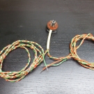 Grundig Stecker Lautsprecherstecker mit Kabel    NF 1 NF10 Röhrenverstärker  A