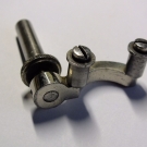 Boley Rollenauflage, Edelstahl, 2 harte Stahlrollen, alles leicht beweglich