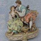 PORZELLAN;FIGUR;GRUPPE;SCHWARZA SAALBAHN;UM 1900;DRESDEN;THÜRINGEN;