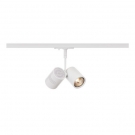 SLV 143431 BIMA II Leuchtenkopf mattweiß 2xGU10 max. 50W inkl. 1-Phasen-Adapter