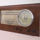 Seltenes Artdeco Röhrenradio Schaub 591 mit elektrodyn. Lautsprecher Bj.1937/38