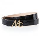 Elegant patent leather belt