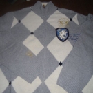 StrickJacke von La Martina in XX-Large in grau weiß