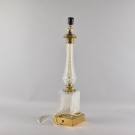 e02r87- Empire Stil Lampenfuß CHRITAL et PARIS LAMPE Kristall Glas France