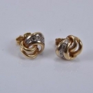 i06t02- Paar 8kt/ 333er Gold Schmuck Ohrstecker