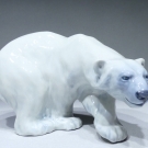 Knud Kyhn für Royal Copenhagen - Große Figur "Schreitender Eisbär"  089 1137