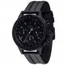 DETOMASO FIRENZE BLACK EDITION Herren Armbanduhr Chronograph Schwarz 10 ATM 