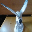 Figur Vogel Kunstporzellan Metzler