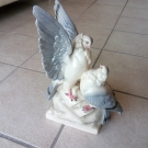 Porzellan Figur von Herttwig  Taubenpaar 2 Tauben