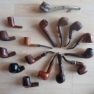 Bruyere,Holz,Pfeife,Konvolut,Marke,Karl Erik,Silvano,Dunhill,Oldenkott,u.a.