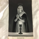 Adoratio Par Muller , Soie Tissée Vierge Marie (no Cadre )