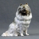 HUTSCHENREUTHER Kunstabteilung WOLGANG STEFAN Figur Hund Spitz