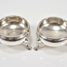 e54b22- Paar 925er Silber Salieren/ Schalen, London 1923
