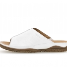 Pantoletten Glattleder weiß