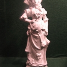  Porzellanfabrik Unger, Schneider & Cie. Pocelain white figure Victorian Lady