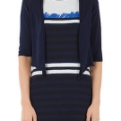 Short knitted jacket