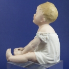 Antique Gebruder Heubach Large Bisque Piano Baby Boy Figurine