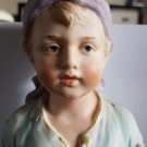Antique Gebruder Heubach Seaside Boy German Bisque Porcelain Figure