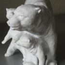 Alka Kaiser Germany Porzellan Figur Figurine Eisbär Polar Bear porcelain Gruppe