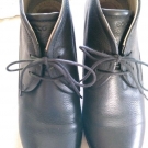 Ecco Stiefeletten schwarz Gr. 38 glatt Leder