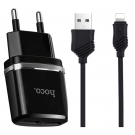 Lade Kabel Gerät Dual USB Adapter 2.4A iPhone 5 s 6 6s 7 8 X + Ladekabel SCHWARZ