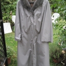 Pelzmantel Mantel mit Pelzfutter Echtpelz