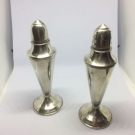 Sterling Silver Salzstreuer, Pfefferstreuer, Paar, Echt Silber, Antik USA