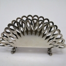 Serviettenhalter 925 Sterling Silber * gepunzt * Malta