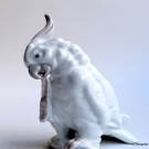 Figur ROSENKAKADU – Paul Zeiller attr. – Lichte, Heubach~1900 – Jugendstil