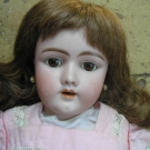 Jolie Handwerk tête en porcelaine 58cm