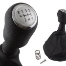 VW T5 T6 03-11 SILVER / SCHALTKNAUF + SCHALTSACK 6 GANG